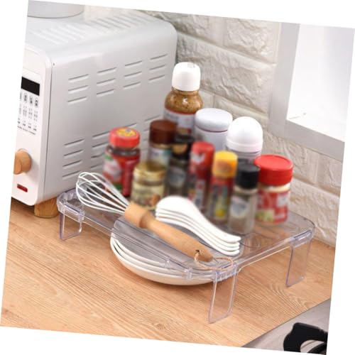 Étagère de rangement transparente empilable pour cuisine et maison - 5