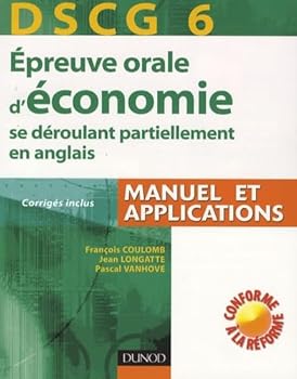 Paperback Epreuve orale d'économie se déroulant partiellement en anglais (French edition) [French] Book