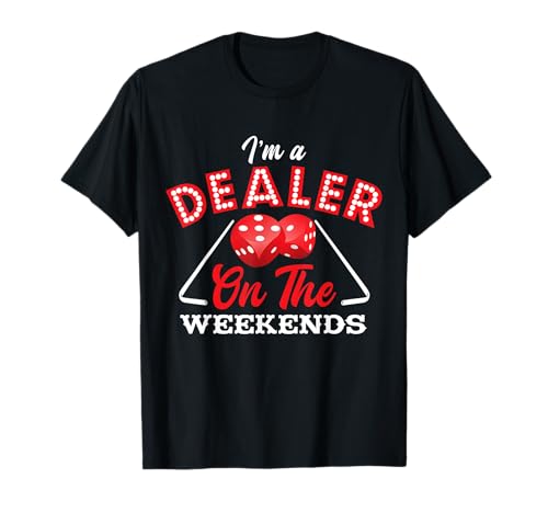 Craps Dealer Disposition Tapis de Craps Set Casino Lover Craps T-Shirt