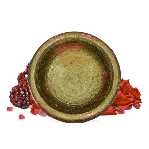 KING OF HANDMADE Moroccan Deep Red Stain & Gloss – Natural, Long-Lasting Lip & Cheek Tint with Plant-Based Poppy & Grenadine Peel for Hydrating, Antioxidant Care