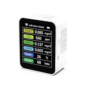 Eryue E22481W Luftqualitätsdetektor 6 in 1