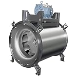 HOODMART 3PH Exhaust Fan, 2630 CFM Belt Drive Centrifugal Fan, 1750 RPM, Commercial Kitchen and Restaurant Equipment Made in USA