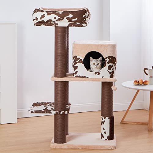 Petpals Countryside & Rustic Design Heavy-Duty Cat Tree, Farm & Western Style Large Cat Tower – Cowboy, Large #TOP3