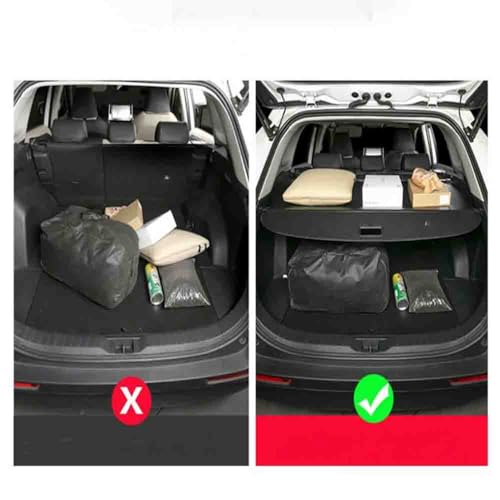 Couverture Coffre Rétractable pour CRV 2007-2011 Housse de Protection Arrière Noir