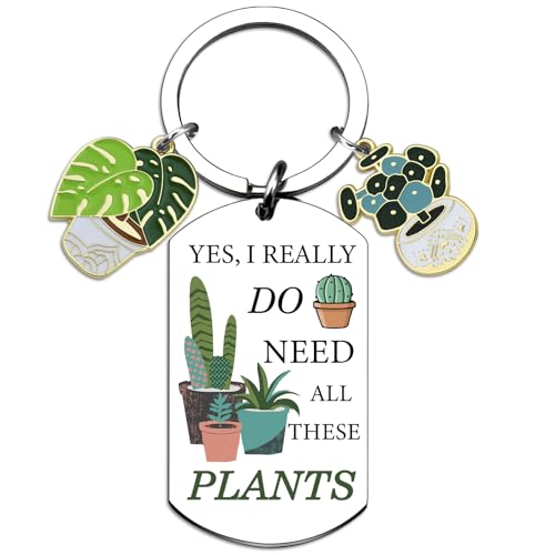 VMHEFAV Plant Keychain Garden Gifts For Mom Women...