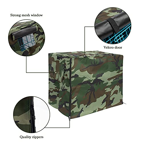 Kennel Cover 30 Inch, Dog Crate Cover Waterproof , Pet Cage Covers Shade and Windproof, Cat Kennel Covers for Indoor… - Image 3