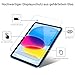 ProCase 2 Stück Schutzfolie für iPad 11 (A16) 11 Zoll/iPad 10. Generation 10,9 Zoll, 9H Gehärtetes Glas für iPad (A16) 11. Gen 2025 / iPad 10. Gen 2022 Screen Protector Folie Schutzglas -Klar