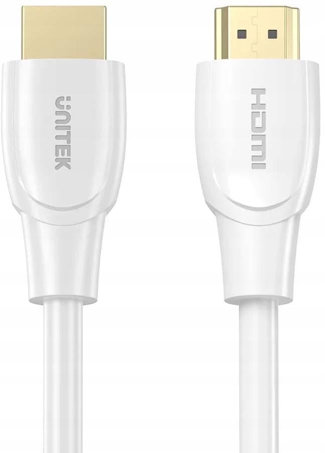 UNITEK Câble HDMI 2.0 4K 60Hz Câble Ultra Haute Vitesse Blanc 15m