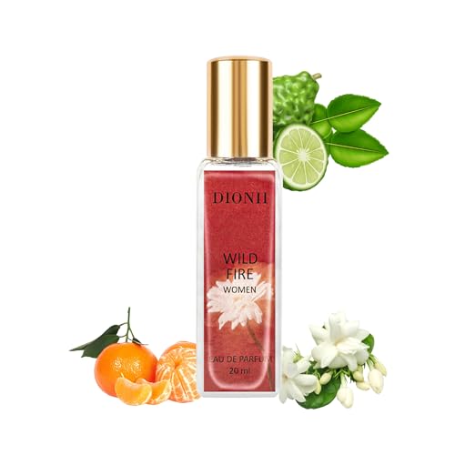 Image of Dionii WILDFIRE Womens Eau De Parfum Perfume | Long Lasting Jasmine Fragrance With Bergamot & Orange, 20 ML