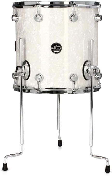 DW Performance Series Floor Tom - 14 x 14 inch - White Marine FinishPly