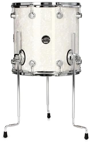 DW Performance Series Floor Tom - 14 x 14 inch - White Marine FinishPly