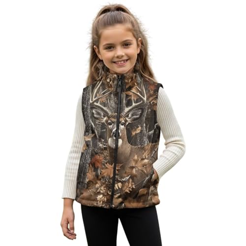 10 Best Boys Camouflage Vests That Make Outdoor Adventures Fun 4 WELLFLYHOM Camo Hunting Vest for Kids 2-12Y