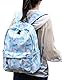 Mädchen Schulrucksack Modischer Freizeitrucksack für Frauen Teenager Jungen Wasserdicht Tasche Schulranzen Tagesrucksack mit Laptopfach Hellblau