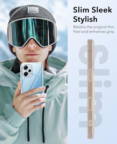 Image of Jkobi Lifetime Anti-Yellow Clear Back Case Cover for Xiaomi Redmi Note 12 Pro Plus 5G (Shockproof and Camera Protection | Sleek Hard Crystal)