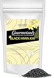 Hawaii Salz Schwarz - 150g - schwarzes Meersalz, Black Hiwa Kai, Dekorsalz intensiv, schwarzes Salz Black Lava, Hawaiian Black Salt, unraffiniert | Saliamo