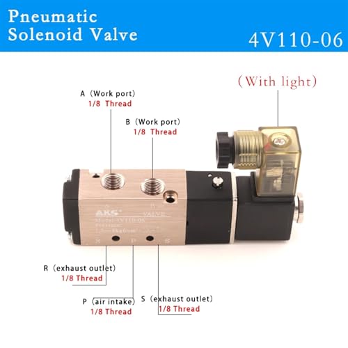 Control de Aire eficiente para proyectos de robótica y automatización con 4v110-06 3