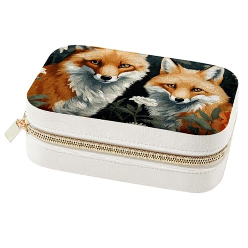 Boîte à bijoux de voyage portable Spring Fox K pour rangement de bagues