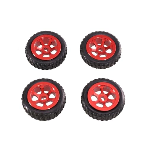 K989 K969 284131 284161 284010 1/28 RC 4WD ���^���p�[�c�n�u�^�C���A�����[�g�R���g���[���J�[�ɑΉ�(Red)