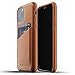 Mujjo Full Leather Wallet Case for Apple iPhone 11 Pro | 2-3 Card Holder Pocket | Premium Soft Supple Leather, Unique Natural Aging Effect (Tan)