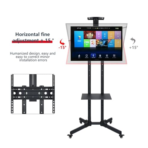 Soporte móvil para TV con rotación horizontal y vertical miniatura 7