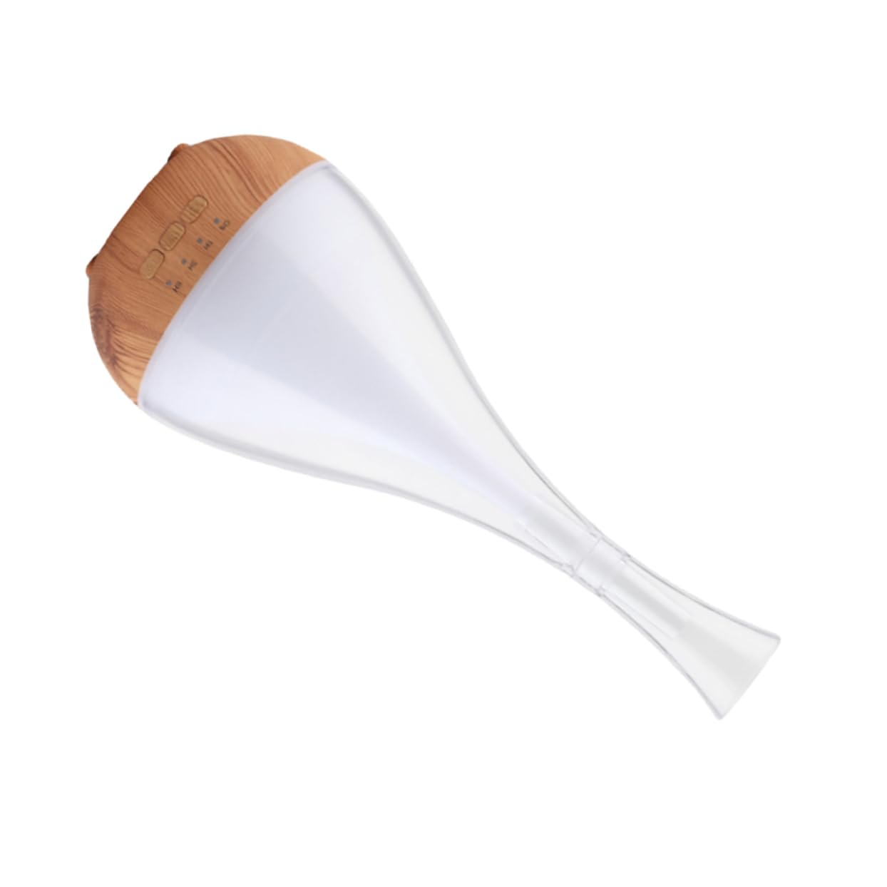 Amosfun 1pezzi Diffusore di Oli Essenziali Design Umidificatore da Casa per Aromaterapia e Profumo Decorazione Portatile Effetto Legno