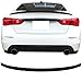 Pre-painted Trunk Spoiler Fits 2014-2018 Infiniti Q50 | ER Style ABS Painted Glossy Black Trunk Boot Lip Spoiler Wing Deck Lid Other Color Available By IKON MOTORSPORTS | 2015 2016 2017