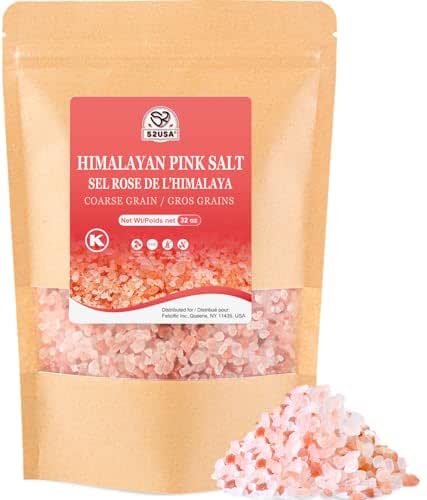 52USA Himalayan Pink Salt Coarse, Pink Himalayan Sea Salt, Coarse