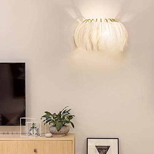 Applique Feather une touche de douceur blanche pour vos nuits gz
