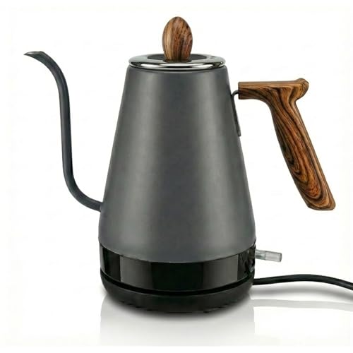 Hervidor Eléctrico de Cuello de Ganso 1L 1000W Acero Inoxidable miniatura 1
