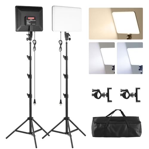 Lampes de studio vidéo pour filmer à la maison avec un trépied de 180cm