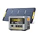 VTOMAN FlashSpeed 2400 Tragbare Powerstation mit 400W Solarpanel, 2400W AC Ausgang, 1408Wh LiFePO₄-Akku, erweiterbar bis 2688Wh, 1 Std. Schnellladung, Solargenerator für Camping, Wohnmobil, Reise