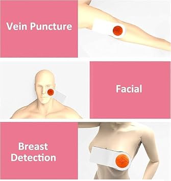Vein Detector, Portable Handheld Infrared Vein Finder with 3X Magnification for All Skin Types, Fast-Clear Viewer for Nurses, Doctors, Clinics & Home Use