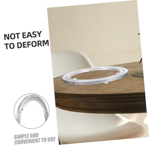Plateau tournant rond en alliage d'aluminium robuste pour table