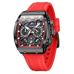 Black Dial/Red Strap