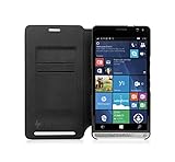 Genuine HP Wallet Folio Leather Case Cover for HP Elite x3 - Black (V8Z61AA)