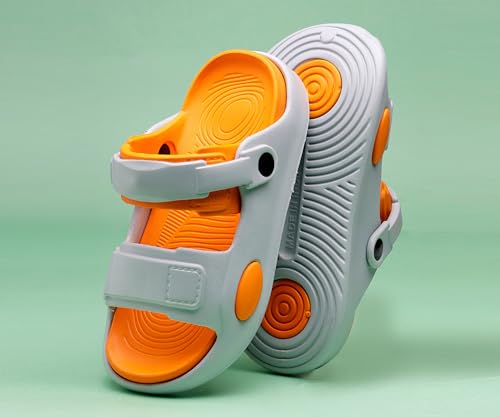 Image of Kid's Soft EVA Clog Sandals with Adjustable Strap & Anti-Slip Comfort Sole | Unisex |Light Weight | Water Proof