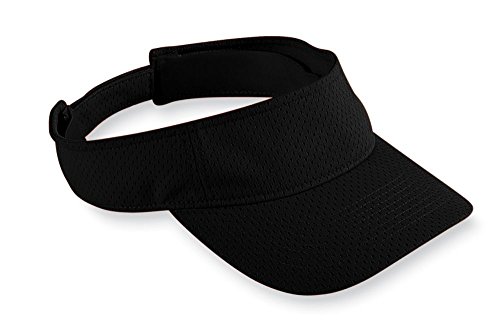 Augusta Sportswear Women's One Size Athletic Mesh Visor, Black #TOP28