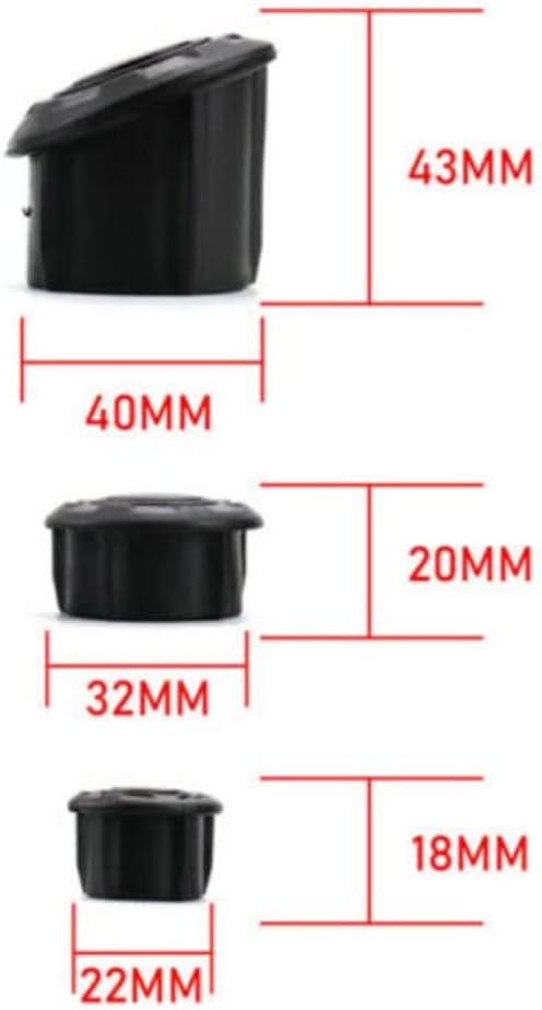 Frame Hole Cover Caps Plug Set Compatible with BMW R1250GS LC/Adventure 2019-2021 R1200GS / Adventure 2014-2018