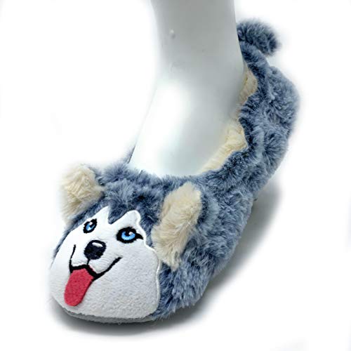 Women’s Travel Buddy Animail Plush House Slippers, Trip Fuuny Novelty Fuzzy Socks2