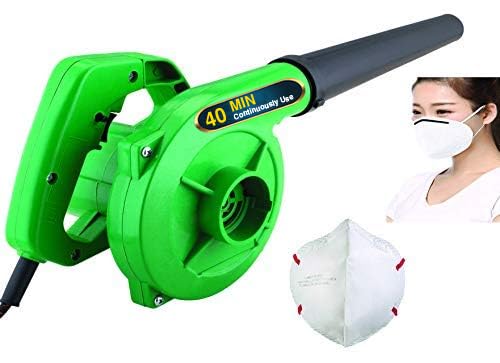 Image of Elmico 700W Blowers for Cleaning Dust /100% Copper Armature /Pc Cleaner /ac Cleaning /ac Cleaner Pump Machine /Electric Air Blower Guaranteed Motor Heavy Duty Blower with N-95 mask (1pc) (Made in India)