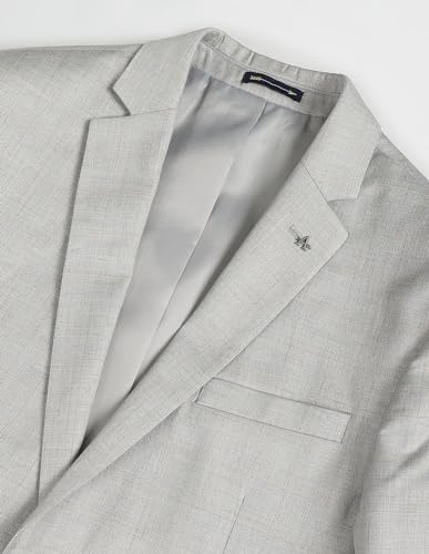 Image of Arrow Tailored Regular Fit Three Piece Suit Light Grey