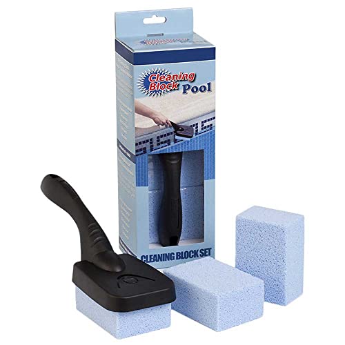 SET 3 CLEANING BLOCK PISCINA CON MANGO Y SOLAPA INDIVIDUAL