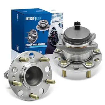 Detroit Axle Rear Wheel Hub Bearing Assembly 2-pack 5-lug with ABS
