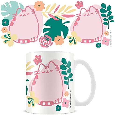 Pyramid International Pusheen Ceramic Mug in Presentation Gift Box (Tropical Design) 315ml - Official Merchandise