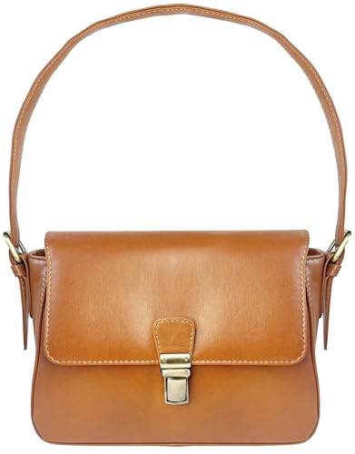 Women's Leather Evening Shoulder Bag - Vintage Clutch Hobo Tote P...