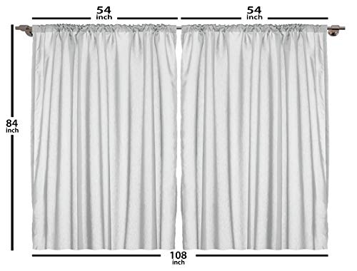 Ambesonne P_15447_GOTHIC_06.21_108X84 Gothic Curtains, Gothic Stone Quarter Of Barcelona Spain Renaissance Heritage Night Street Photo, Living Room Bedroom Window Drapes 2 Panel Set thumb #1
