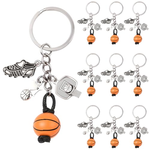 Porte-clés de basket-ball anti-perte pour retrouver vos clés de sac
