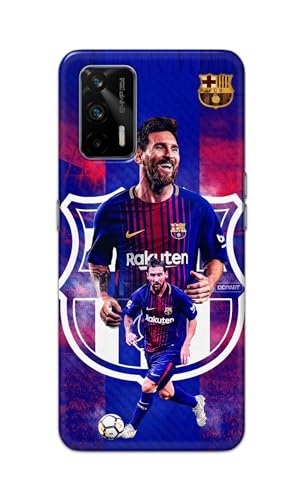 Image of Printed Hard Back Cover Case for Realme GT 5G Back Cover (Famous Football Player) -1111