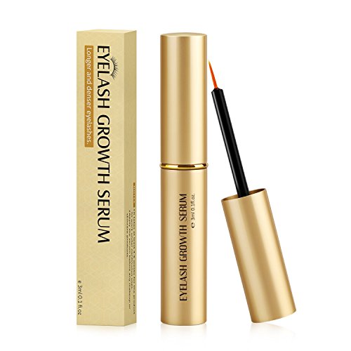 Eyelash Growth Serum- Eyelash Enhancer Lash Eyebrow Growth serum For Longer and Thicker Eyelash, Fuller and Healthier Eyebrow,100% Natural formula No Stimulation