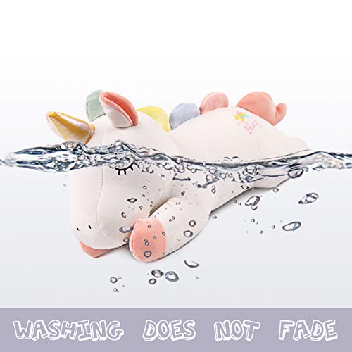 Arelux 24" Cute White Giant Stuffed Unicorn Plush:soft Animal Hugging Pillow Stuffed Animal, Big Body Squishy Plushie,Large Gifts For Kids, Kawaii Toy For Girls Room Decor #TOP5